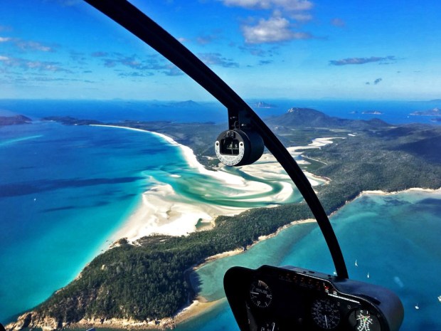 Tickets cost $60 and the journey takes 1h 10m. Whitehaven Beach Helicopter Tour Scenic Flight Booker